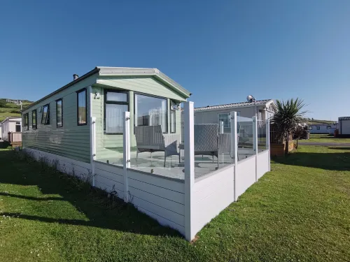 Sea and Mountain View Sunbeach Holiday Snowdonia - piscine