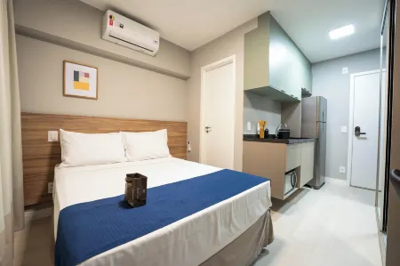 Apartamentos Studio Allure Moema - Com café da manhã Opcional, Recepção e Valet 24 Horas