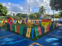 Excellent home - 05 suites with air conditioning, pool and barbecue