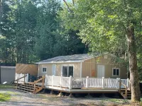 2 lakefront cottages on Shadow Lake with dock and water toys