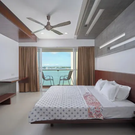 Spacious 3-bedroom water front apartment in serene Marine Drive Ernakulam Kerala