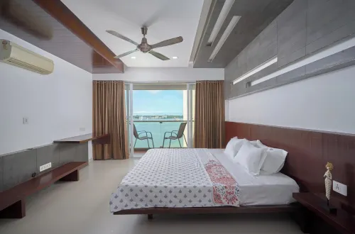 Spacious 3-bedroom water front apartment in serene Marine Drive Ernakulam Kerala