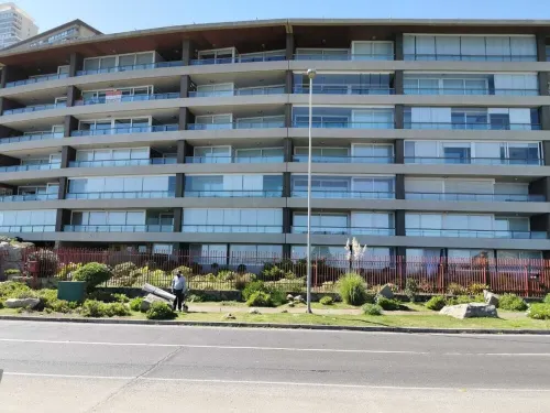 Hermoso Depto, 1Linea Vista al Mar Sector Costa Brava  Concon Hotels in Concon