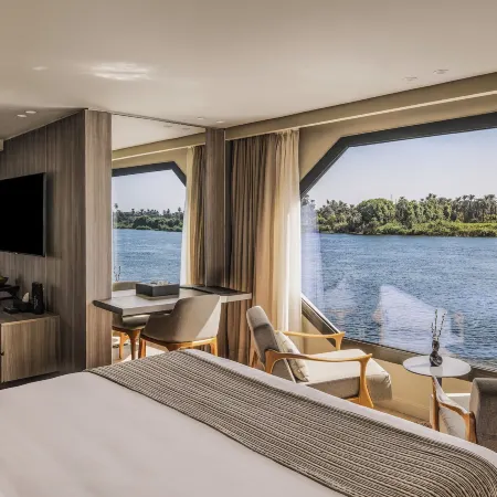 MS Historia the Boutique Hotel Nile Cruises (3/4/7 Nights from Aswan or Luxor)