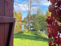 Romantic Spa Villa with Fireplace by the Lake Hotels in Hedemora