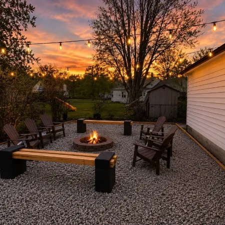 Cozy 5BR & 2 Bath-CLE, BW, IX Center-walkout basement - firepit - dog friendly!