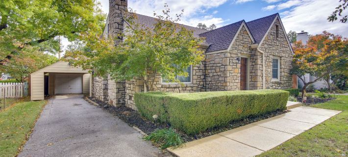 Walk to Expo Square! Tulsa Home w/ Deck & Yard Hotels in Tulsa