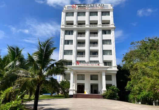 홈스테드 씨 뷰 호텔의 오션뷰 객실에서 바라본 일몰