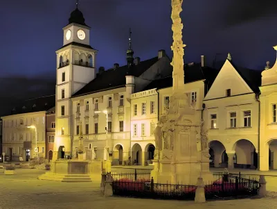 Hotel Zlatá hvězda فنادق في Borovany