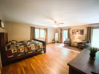 Rock Hill Retreat- a home with natural stone formations at every turn!
