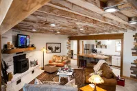 House on the lake with a large sandy beach just steps from the back door.