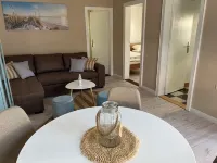 Bude an der Ostsee auf Womo-platz. Nur 300 Schritte vom Wasser Entfernt