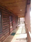 Log Cabin in Farm Country Setting