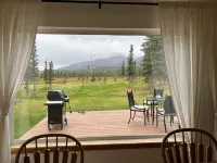 Great views from A Second Home in Denali, vacation rental, close to the Park!