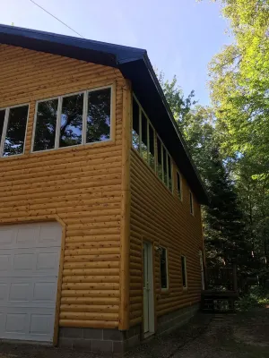 Brimley Beach home next to Brimley State Park