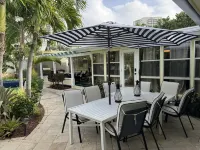 Tropical Paradise Home Steps to Beach Heated Pool Game Rm Singer Island Retreat!