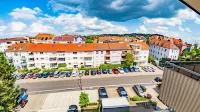 Vacation apartment in Würzburg city with balcony incl. parking in front of the door