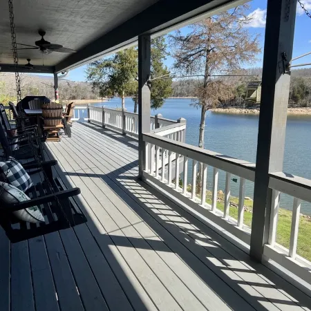 East Norris Point Breathtaking Lake View with Private Dock in Year Around Water