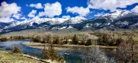 Stunning views right on the Majestic Yellowstone River!