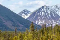 Renovated condo with mountain views, fireplace & spiral staircase - walk to lift Hôtels à : Girdwood