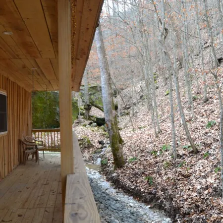 Cozy River front cabin w/Private natural spring. Pet Friendly!