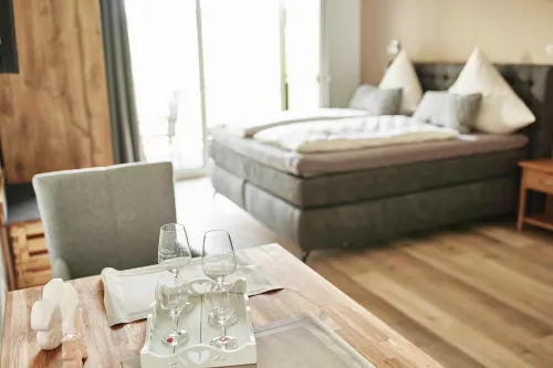 White wine apartment with panoramic view