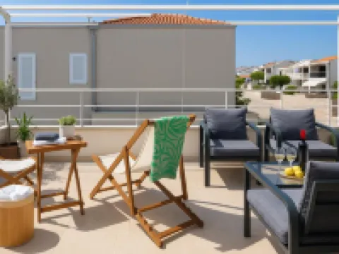 Sunny Resort apartment with seaview 1314 Hotels in Petrčane