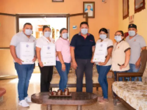 Restaurante del Hotel Plaza Yucatán Hoteles en Ticul