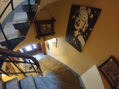 共有エリア アンティーク ホテルの写真