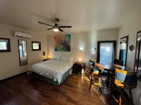 Best location! King bed master suite with private rooftop patio and steam room.