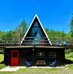 A-Frame Retreat I 34 Acres I Lake/Camping/Hot Tub