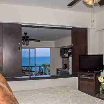 Condo at front of the beach inside a Resort compound hotel. Rooms