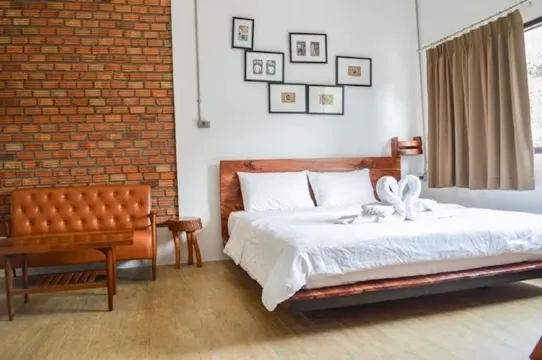 ห้องพักพร้อมเตียงคิงไซส์