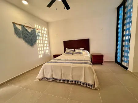 Cozy 2-bedroom townhome in enchanting Chicxulub with WiFi, private pool