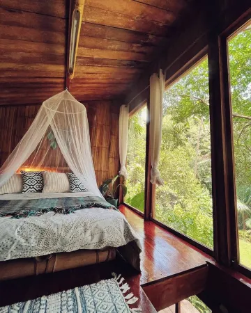Riverside Cabin near Cambugahay Falls With kitchen