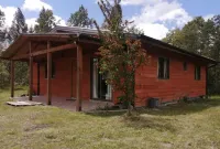 Cabin in Pucon with volcano view, perfect for families