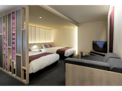 デラックスツインルーム(浴室) 北ホテルの写真