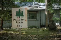 Quaint and cozy log  and knotty pine cabin close to lakes.