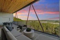 Award-Winning Modern Lakehouse w/ Private Pool & Sunset Views