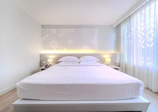 1 King Bed, Non-Smoking, Premier Room, Flat Screen Television, City View, Mini Bar, Bath And Shower