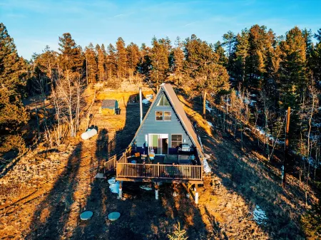 Indigo //Aframe- Hot Tub- Views!