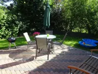 Vacation home Oll Tuun Rhauderfehn Leer Ostfriesland 6 pers. Fireplace infrared cabin