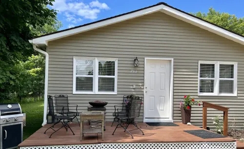 Newly remodeled home two blocks from Lake Charlevoix. 5 miles to Boyne Mt.