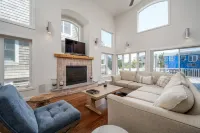 Serene Family Home with Heated Pool 30 Steps from Beach