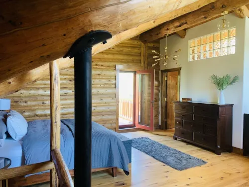 Log Cabin on 5 Acres in Wilson Wyoming