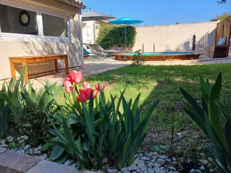 Air-conditioned villa with garden and pool near Avignon