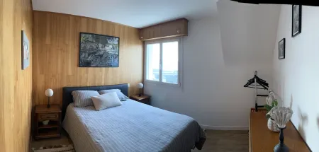 Quiet 130 m2 house with sea view