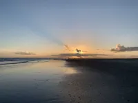 A private, wooded home in Emerald Isle, NC, 5th row from the beach (5 min walk)