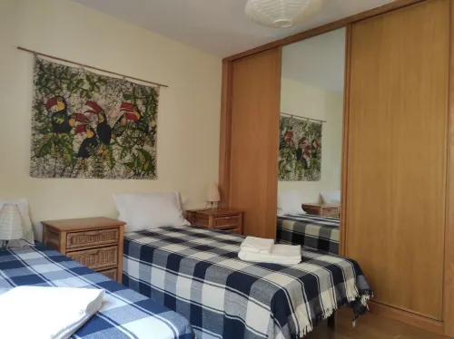 The apartment is located in front of Langosteira beach, with stunning views.