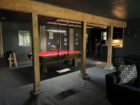 Modern Alderbrook pet-friendly retreat.